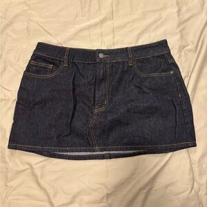 Cider Denim Mini Skirt
